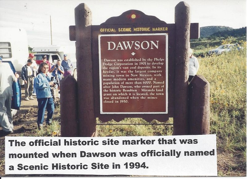 DAWSON - Historic site marker